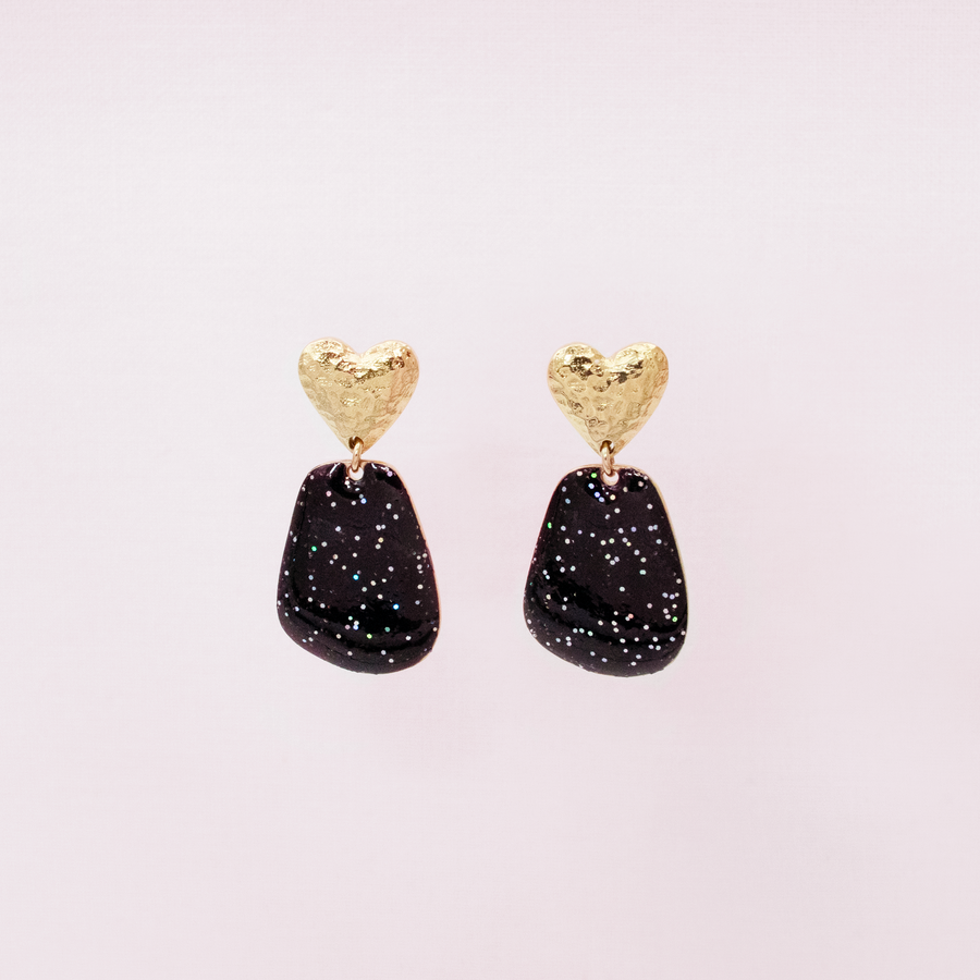 Boucles d'oreilles Louise - Nuit Étoilée