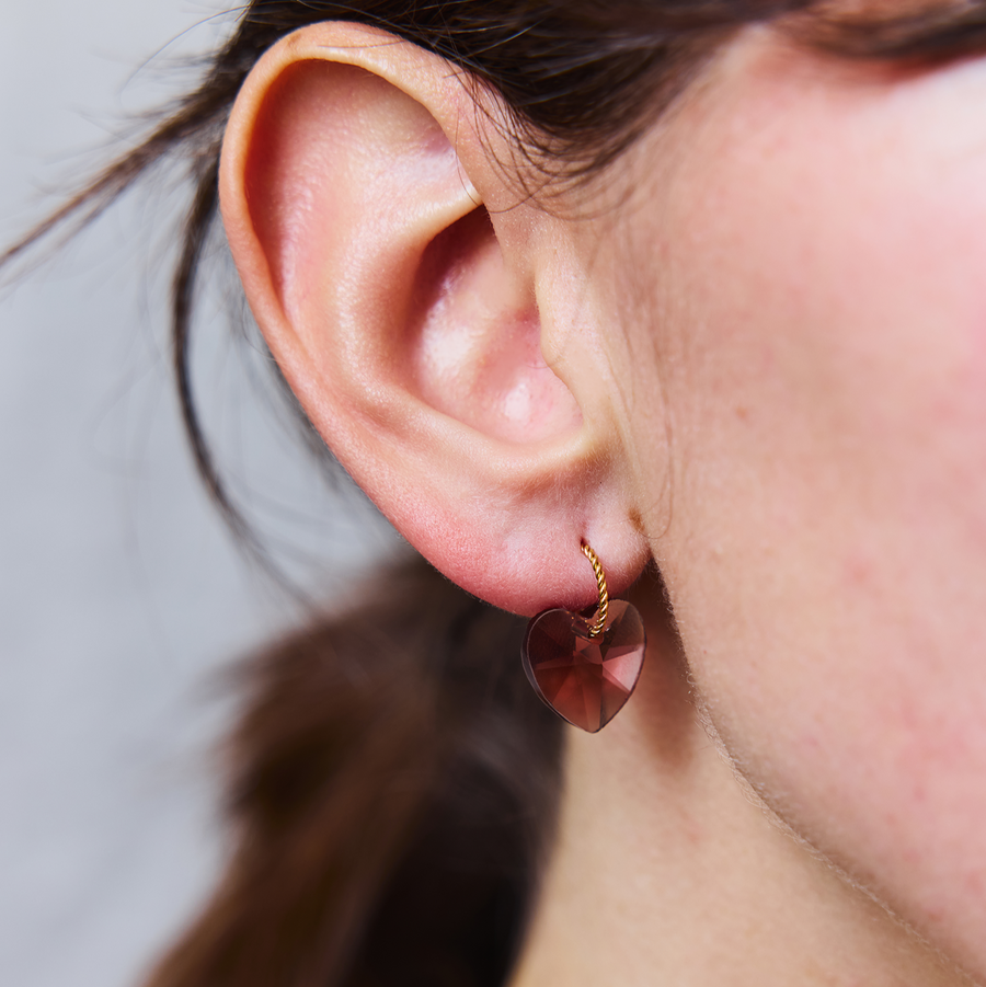 Boucles d'oreilles Briller Crystal Moon 🤎