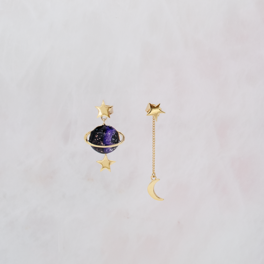 Boucles d'oreilles Nébuleuse