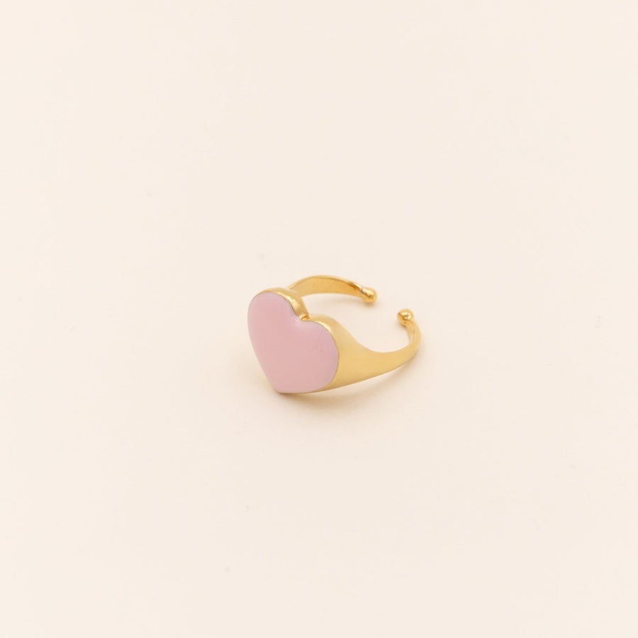 Bague Coeur - Rose  ♥