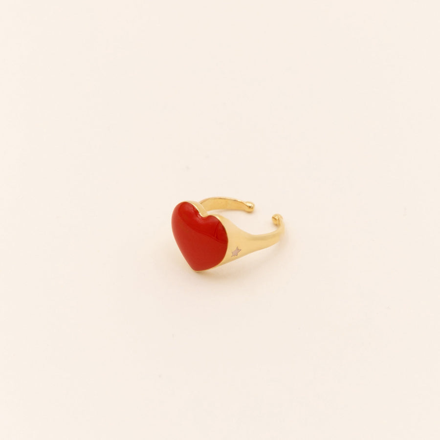 Bague Coeur Étoile - Pomme d'Amour  ♥