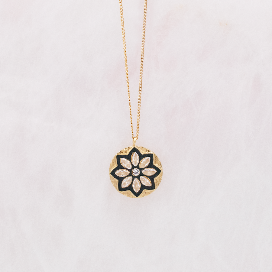 Collier Flocon Vert