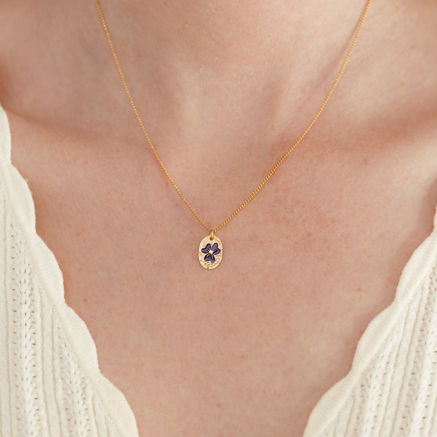 Collier Pensées Violet