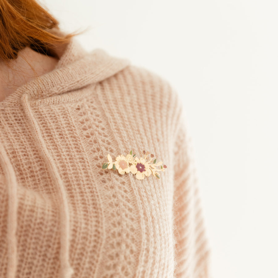 Broche Anémone