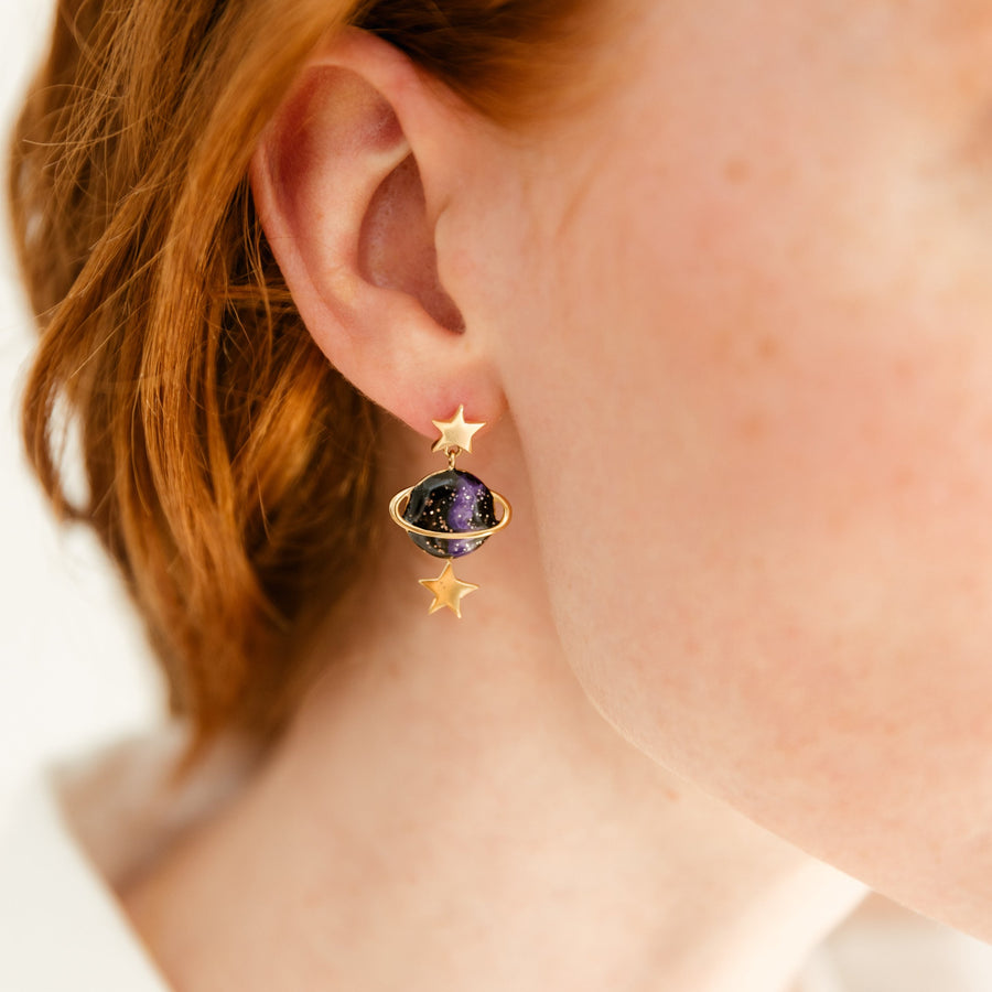 Boucles d'oreilles Nébuleuse