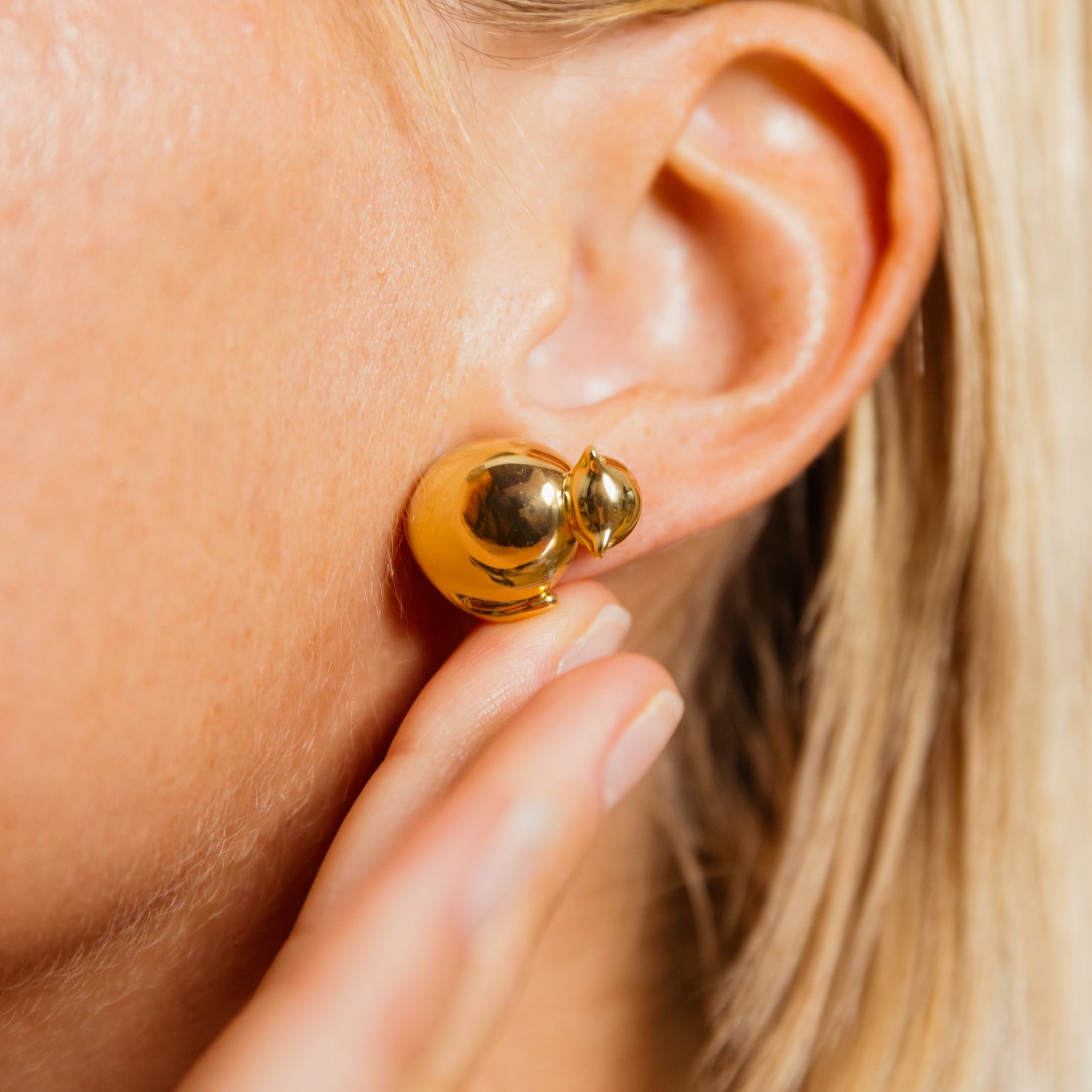 Chubby Cat Earrings
