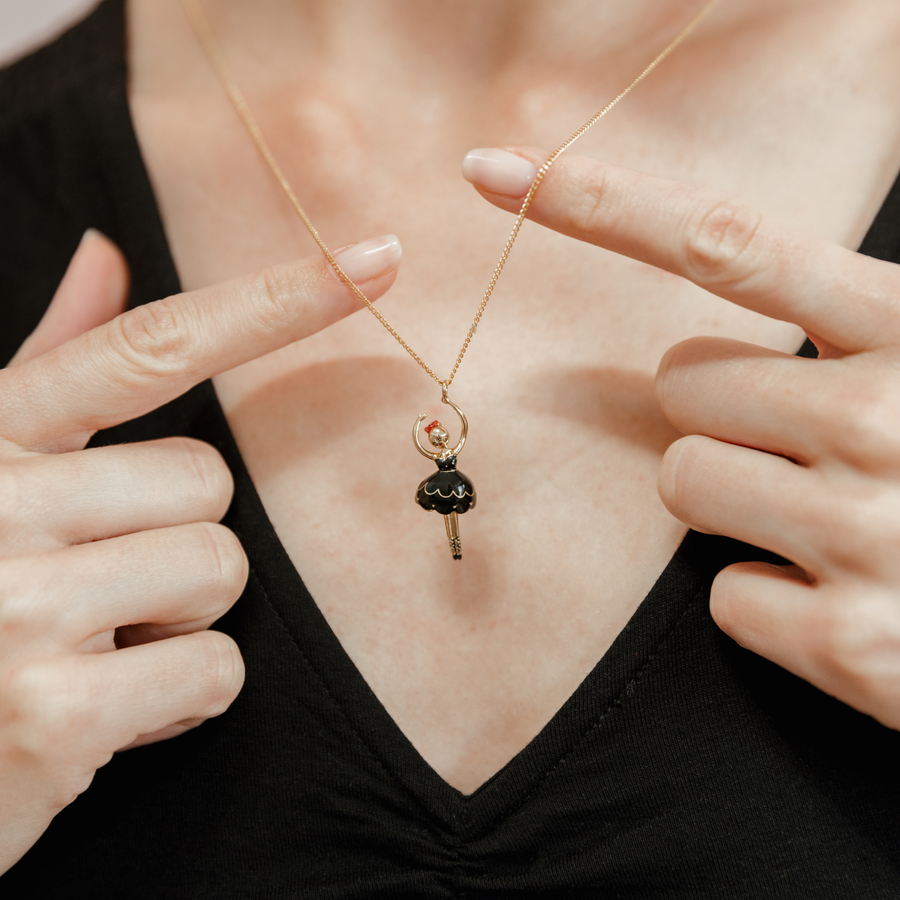Collier Ballerine Noir