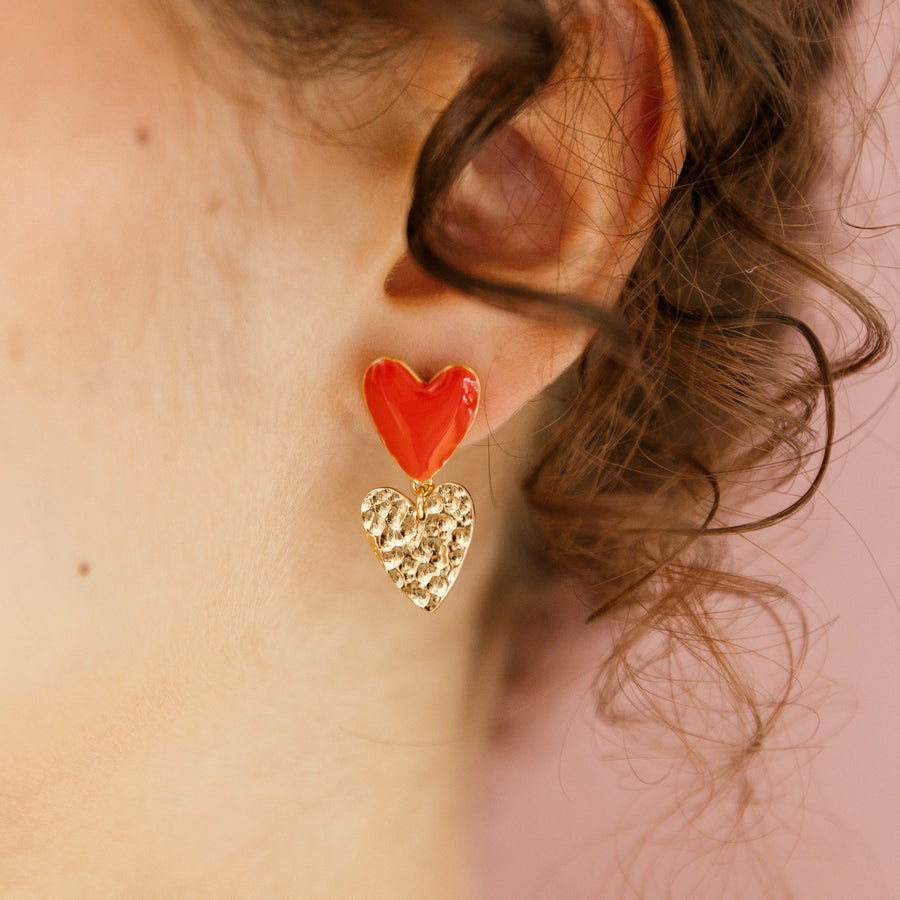 Boucles d'oreilles - Salomé Rouge