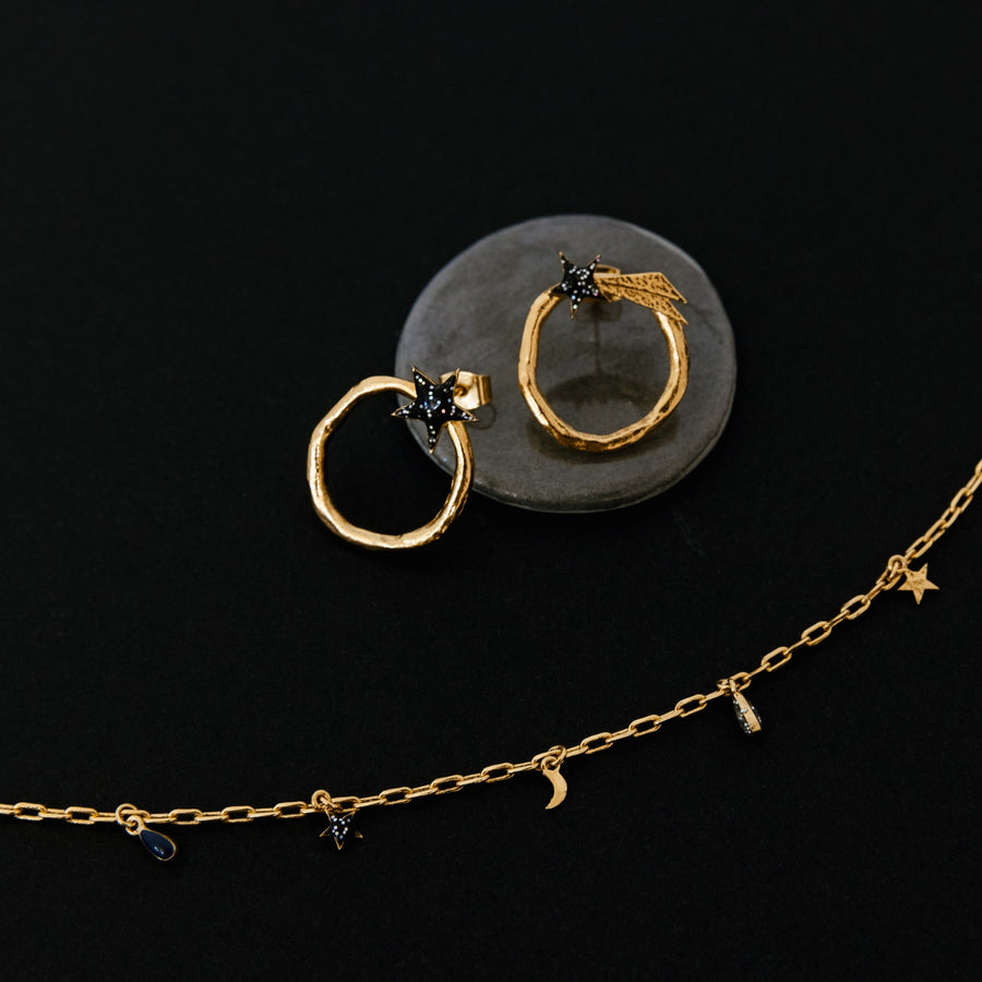 Boucles d'oreilles Pluie d'Étoiles