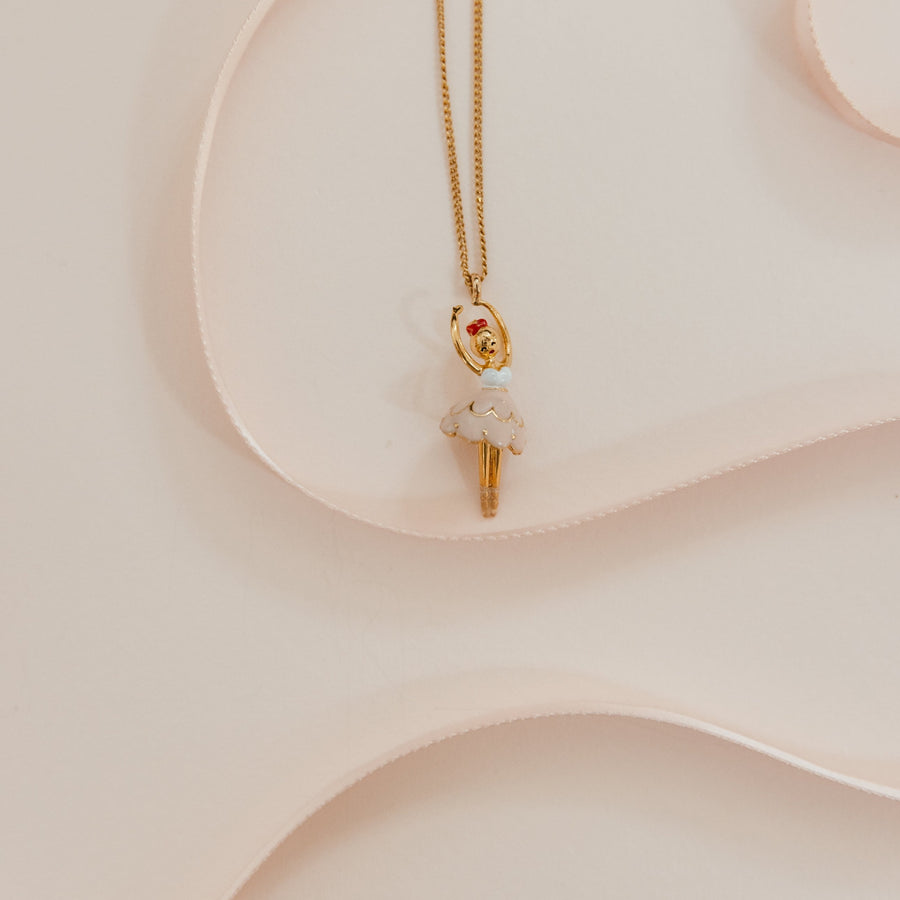 Collier Ballerine Rose