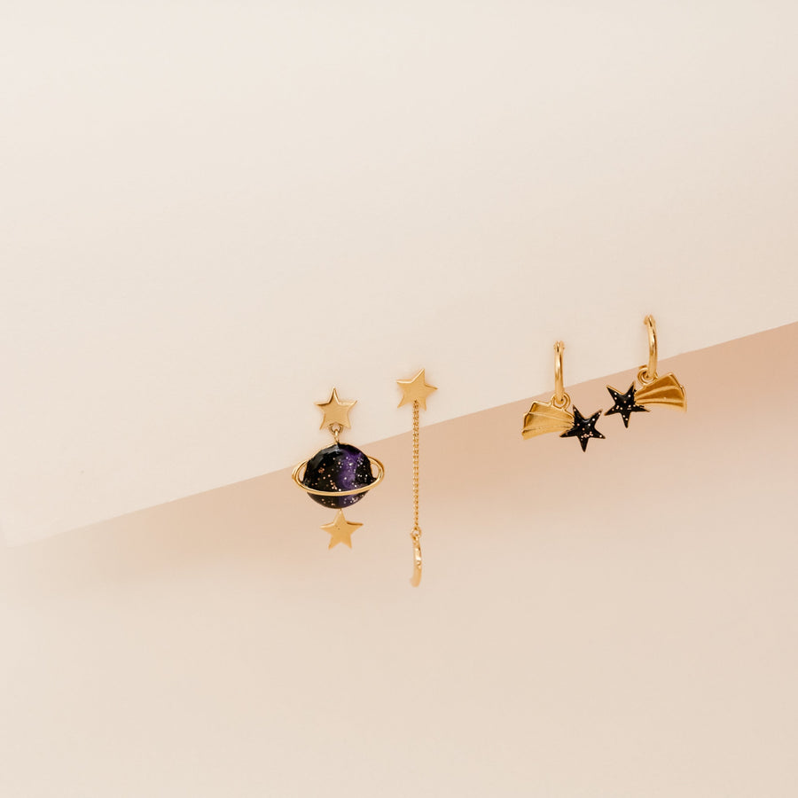 Boucles d'oreilles Nébuleuse