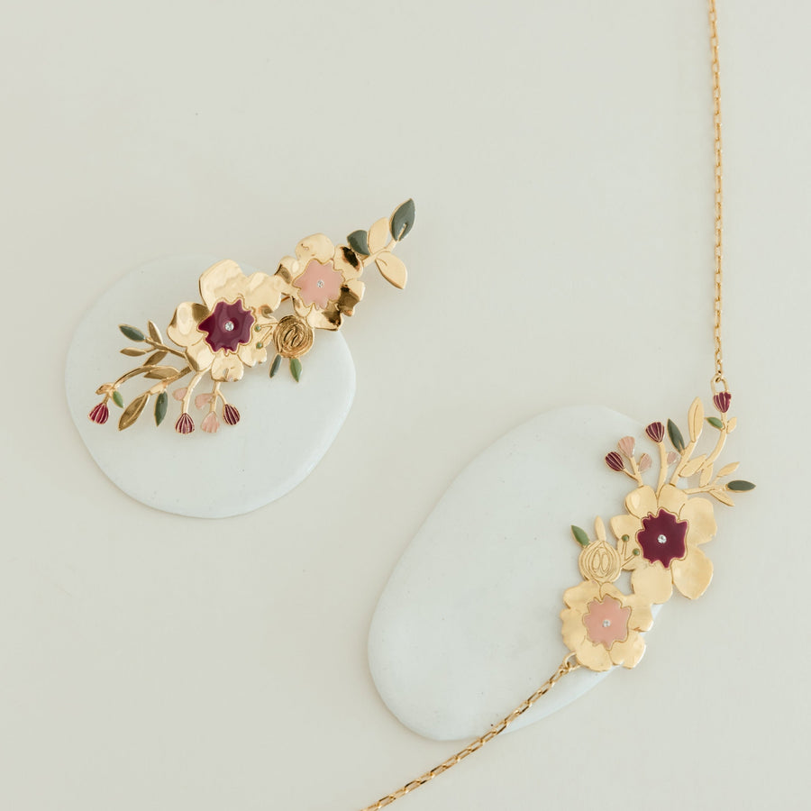 Broche Anémone