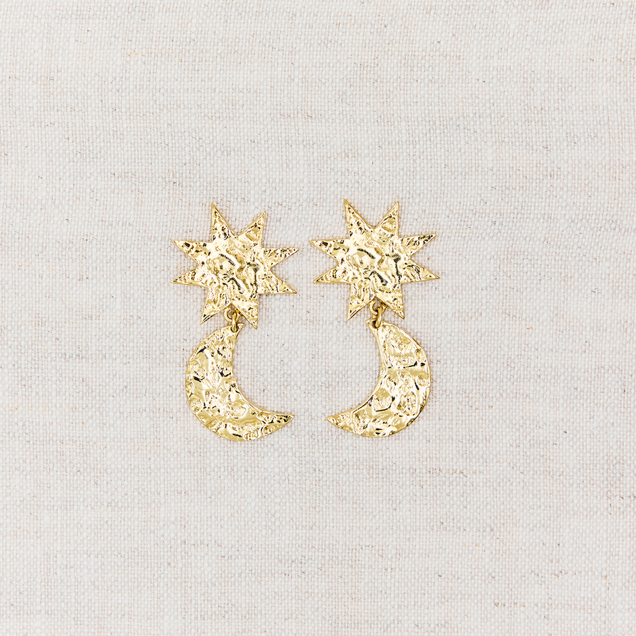 Boucles d'oreilles - Moon and Star