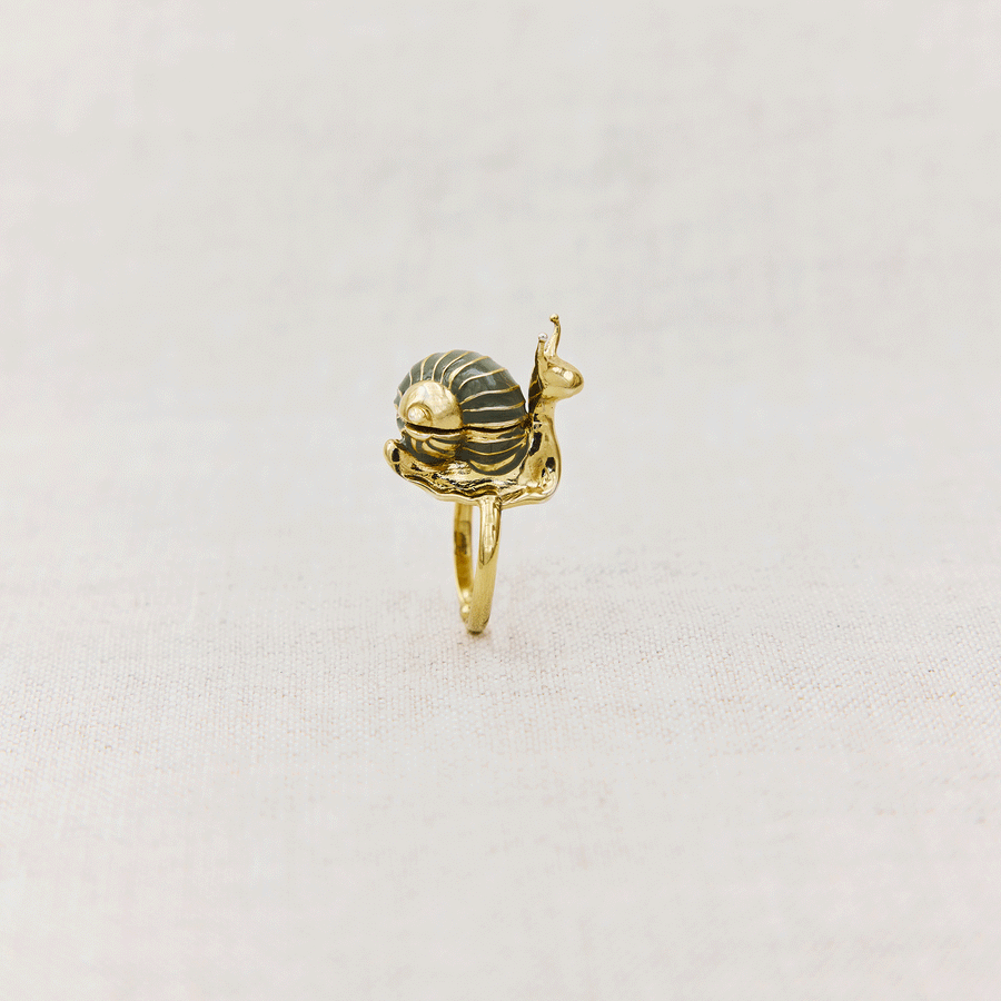 Pocket - Bague Léo Escargot