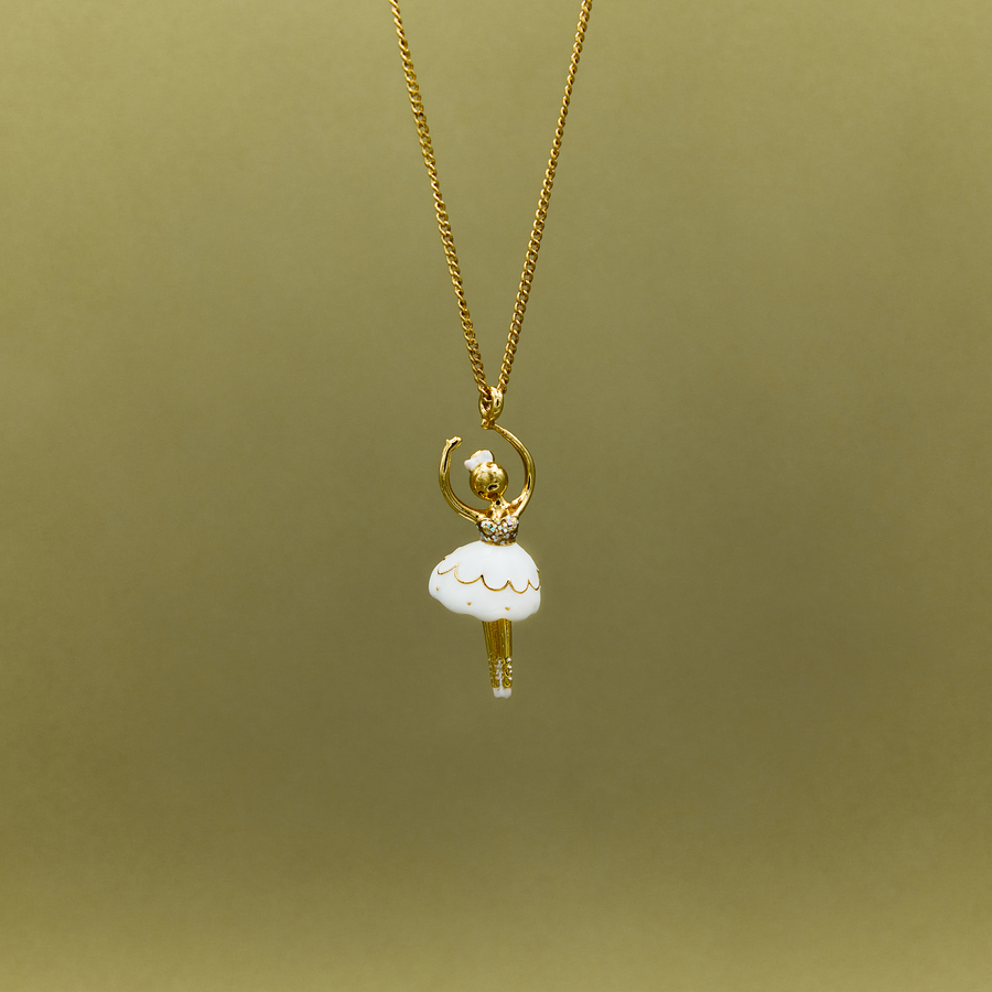 Collier Ballerine - White Swan