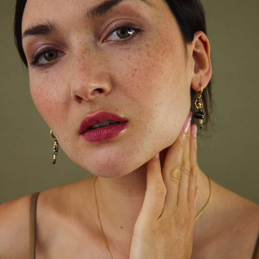 Créoles - Ballerine et Casse-noisette Noires