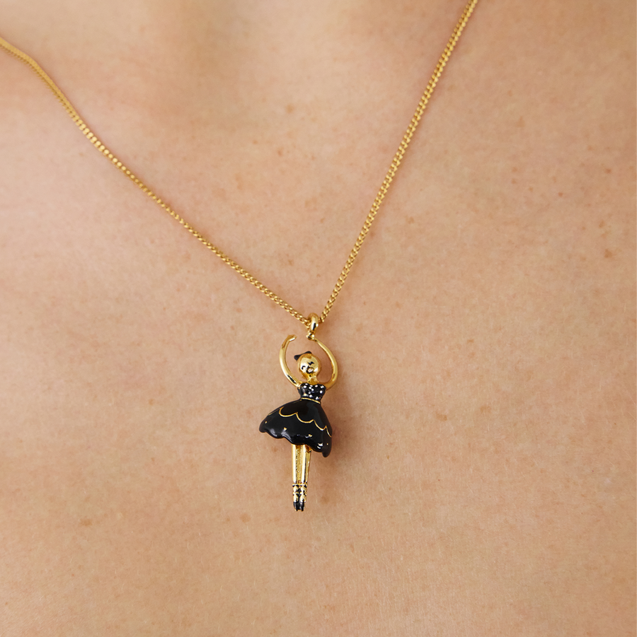 Collier Ballerine - Black Swan