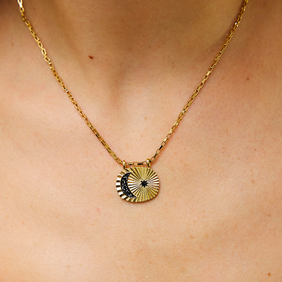 Collier Médaillon - Moonlight