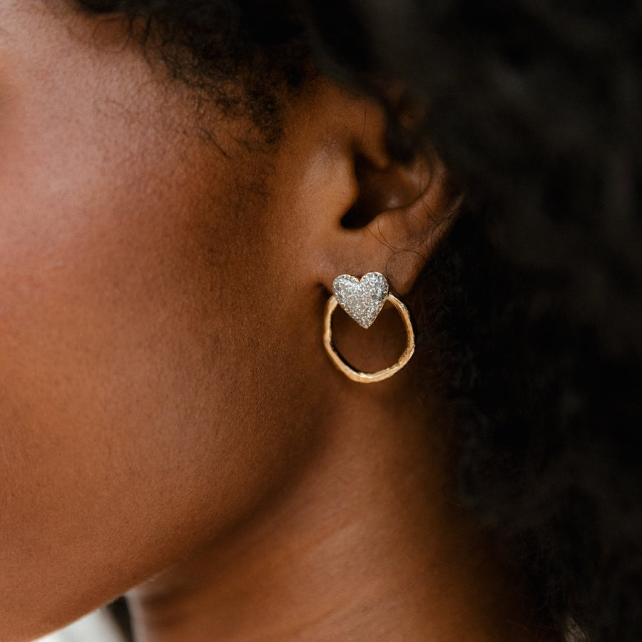 Boucles d'oreilles Lola - Paillettes Disco
