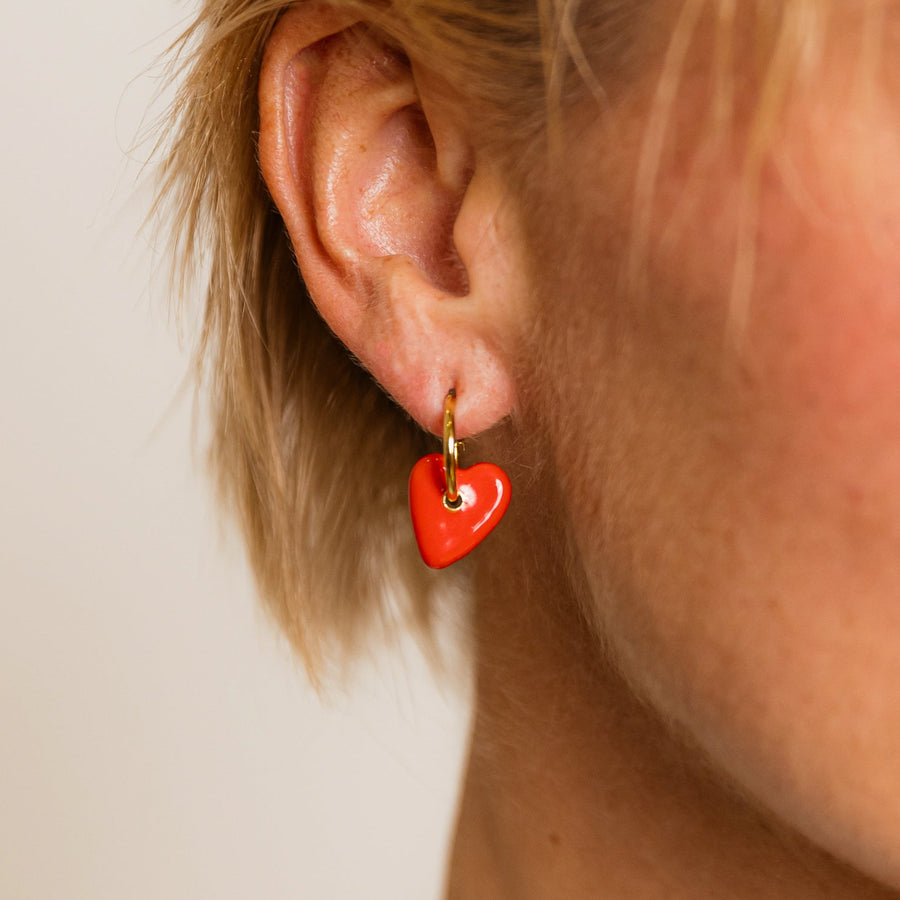 Créoles Anouk Rouge