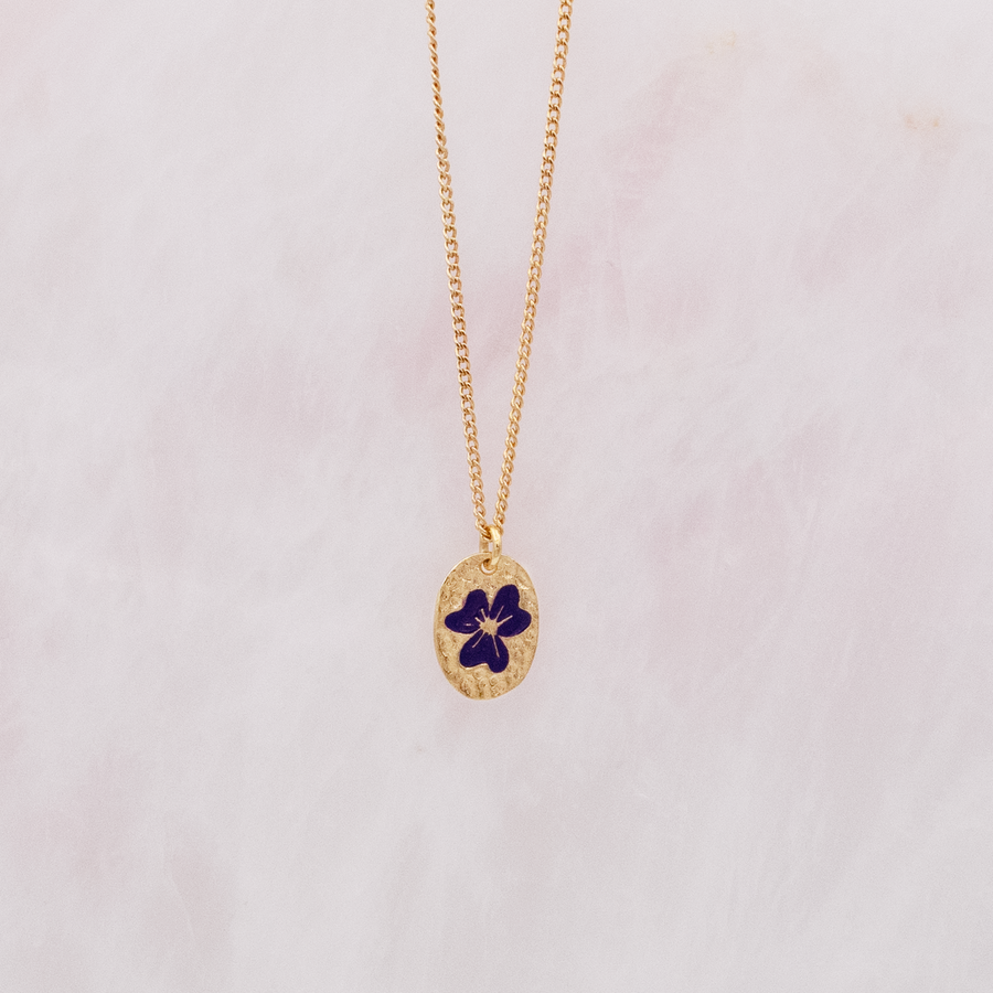 Collier Pensées Violet