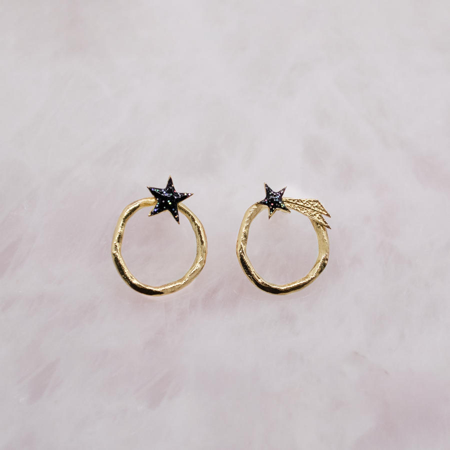 Boucles d'oreilles Pluie d'Étoiles
