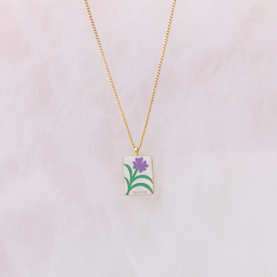 Collier médaillon Bloom - Chance