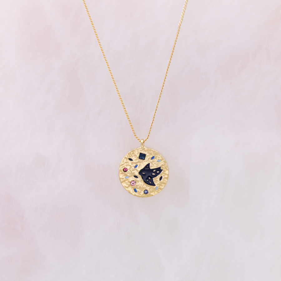 Collier médaillon Colombine