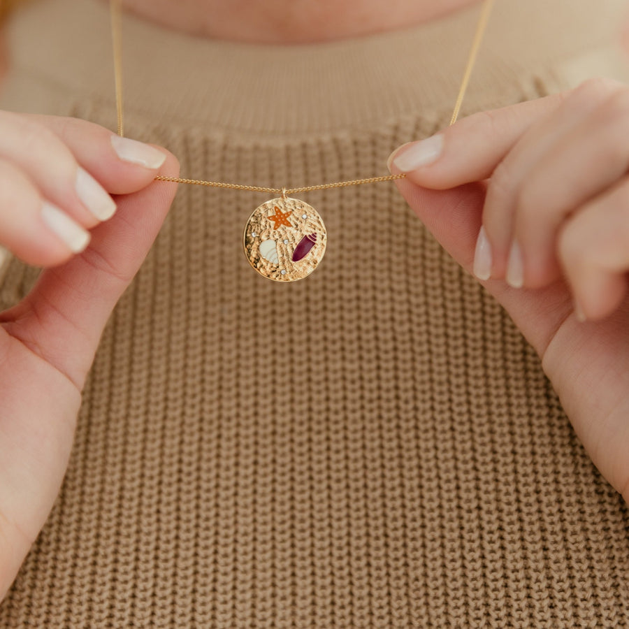 Collier Médaillon Trésors de Plage