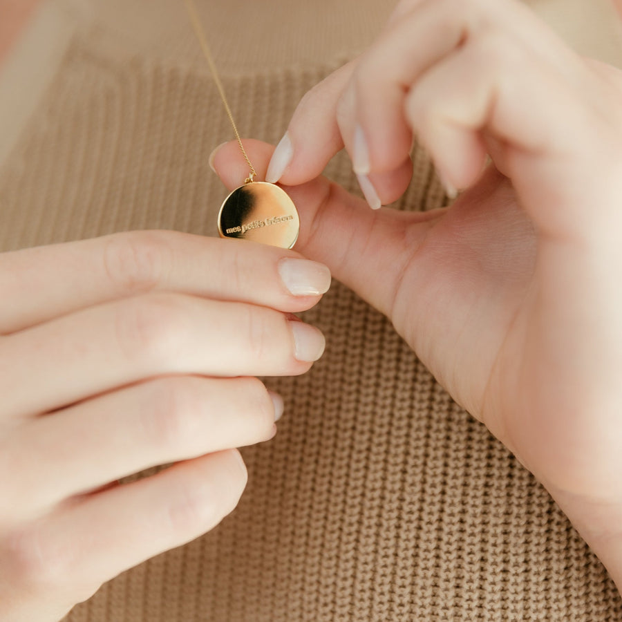 Collier Médaillon Trésors de Plage