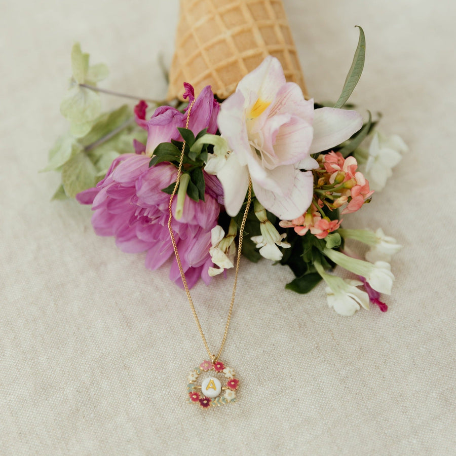 Collier Iris Lettre Q