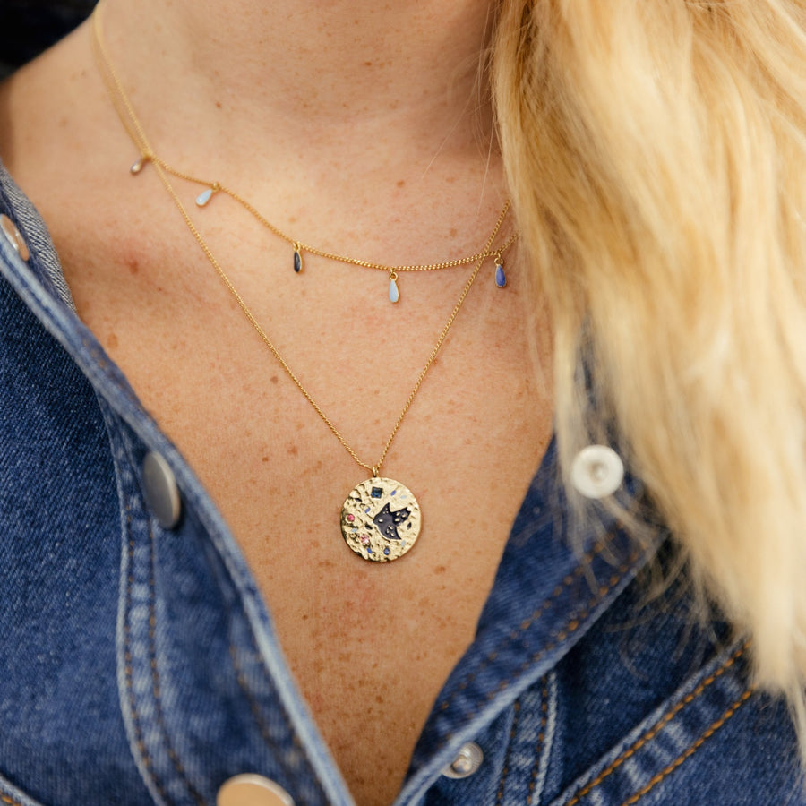 Collier médaillon Colombine