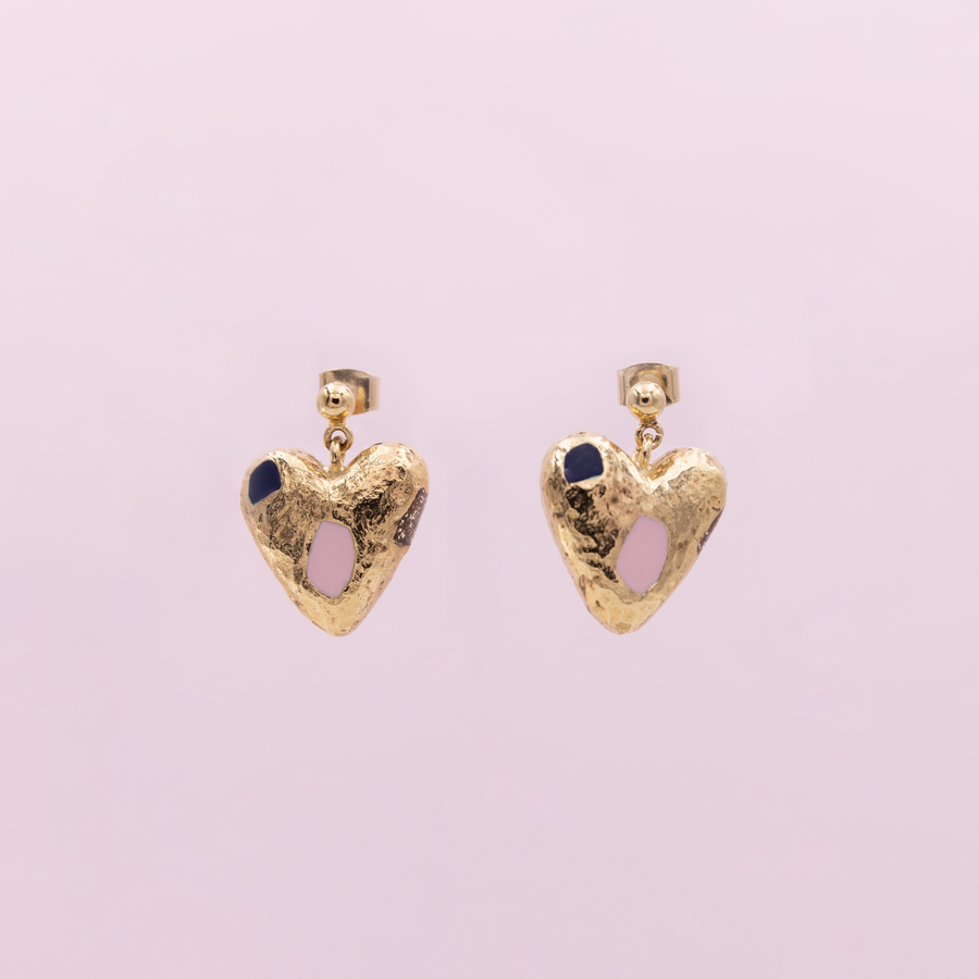 Boucles d'oreilles Mon Béguin - Bleues