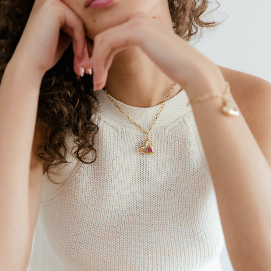 Collier Mon Béguin - Fuchsia