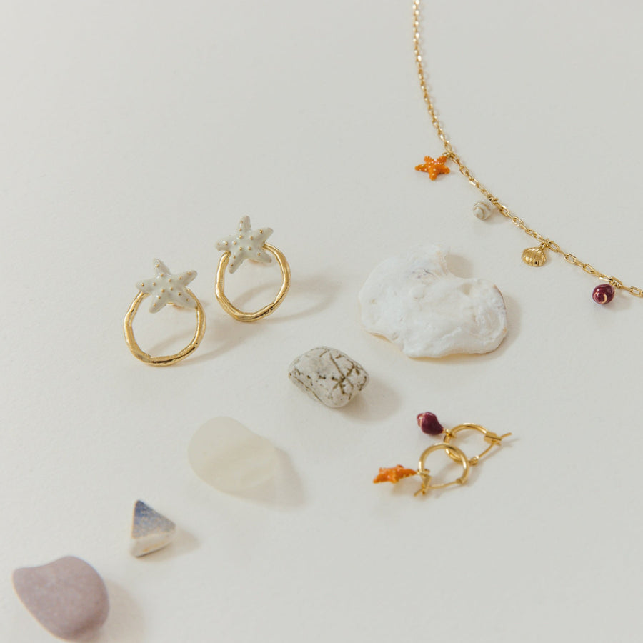 Boucles d'oreilles Trésors de Plage Ivoires