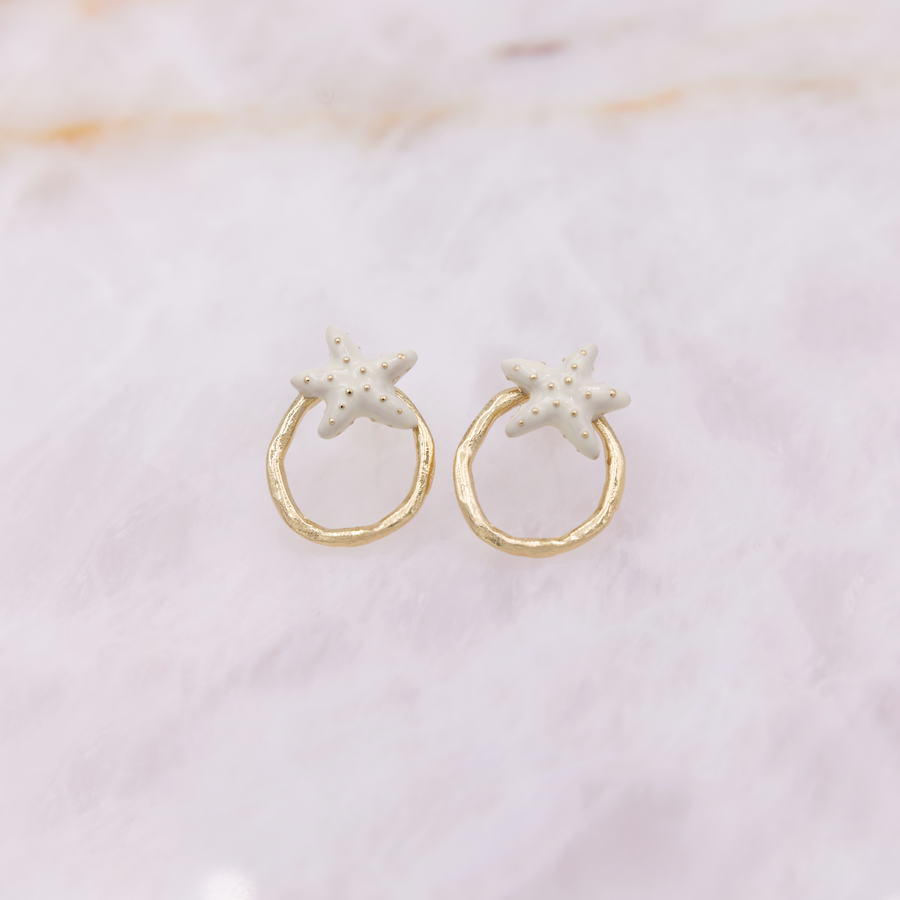 Boucles d'oreilles Trésors de Plage Ivoires