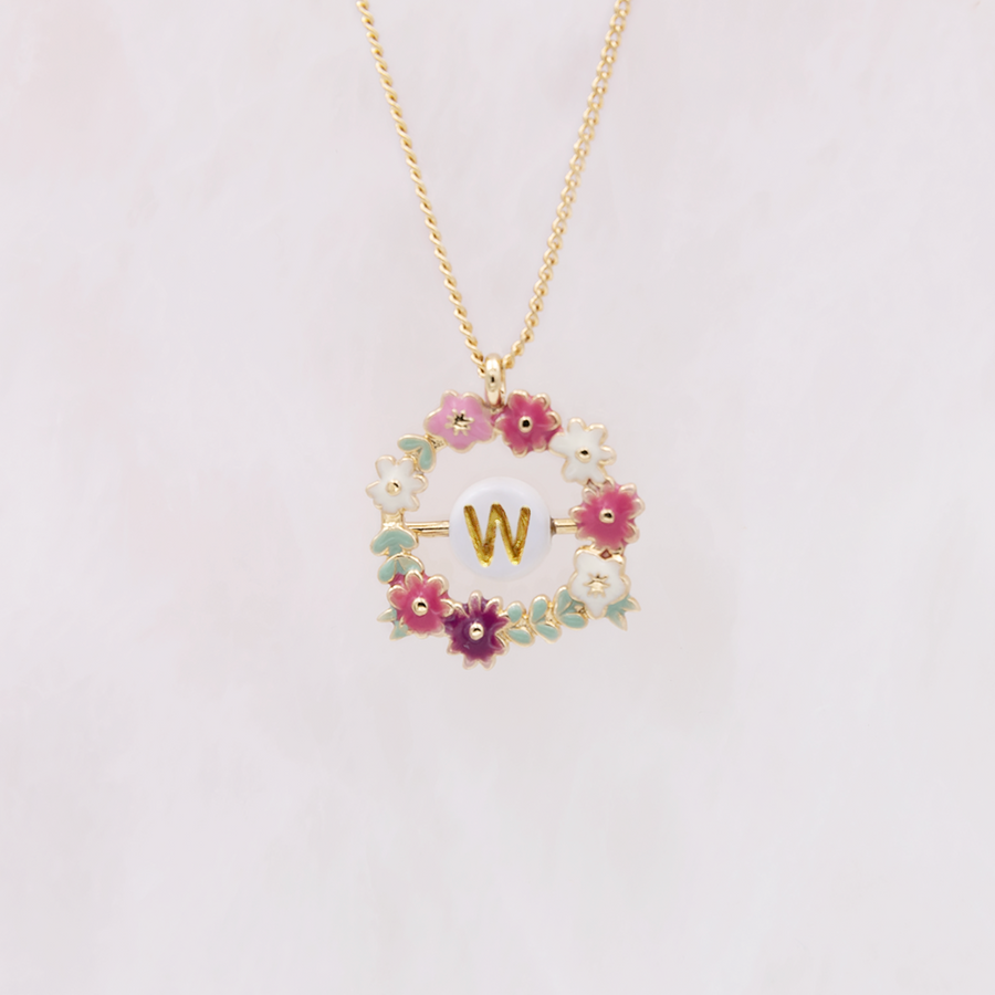 Collier Iris Lettre W