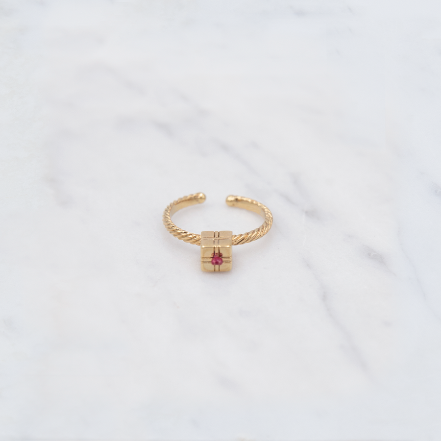 Bague Joli Cadeau Rouge