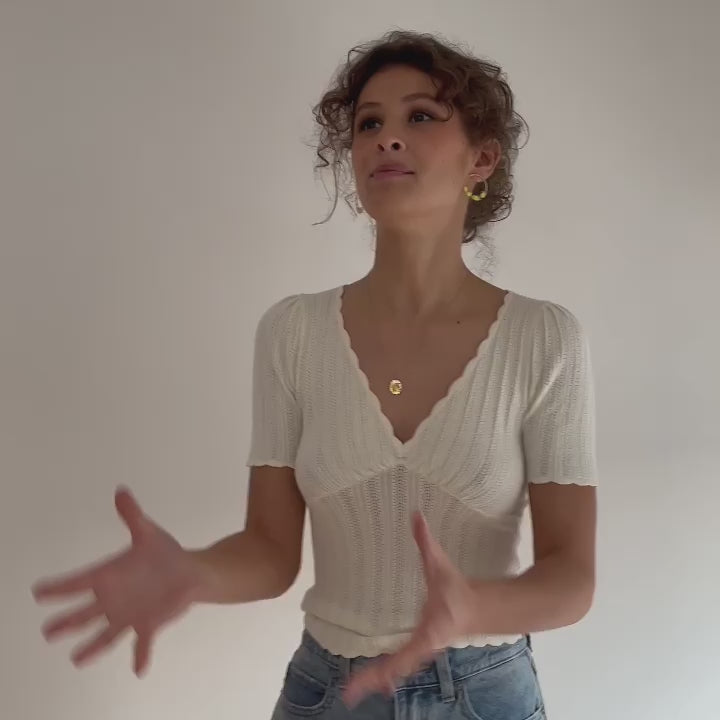 Collier médaillon Citronnade