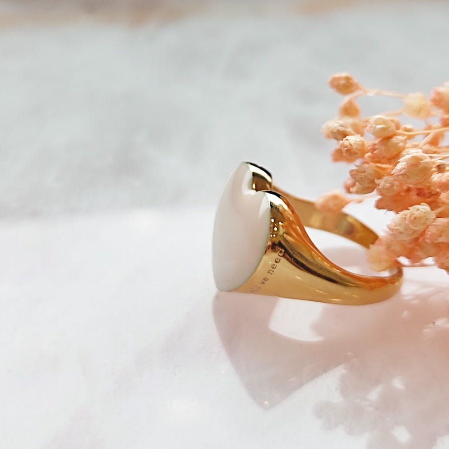 Bague Coeur Chantilly  ♥