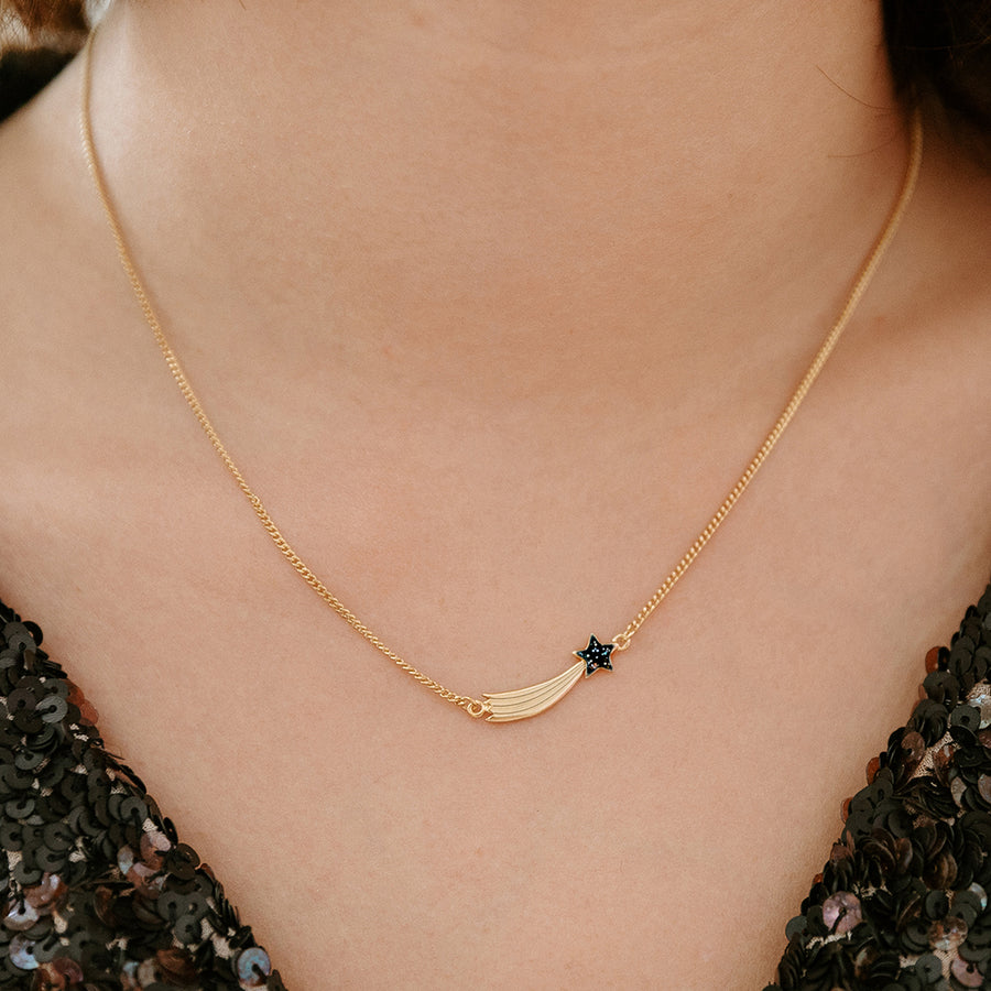 Collier étoile filante Cosmique